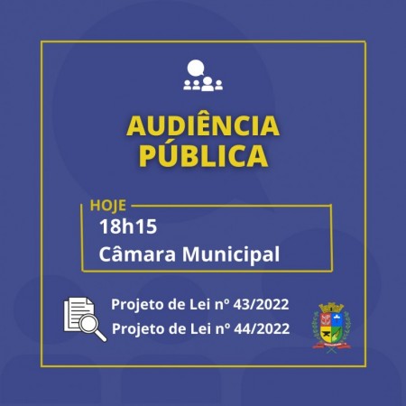 Câmara Municipal de Osvaldo Cruz realiza duas Audiências Públicas 