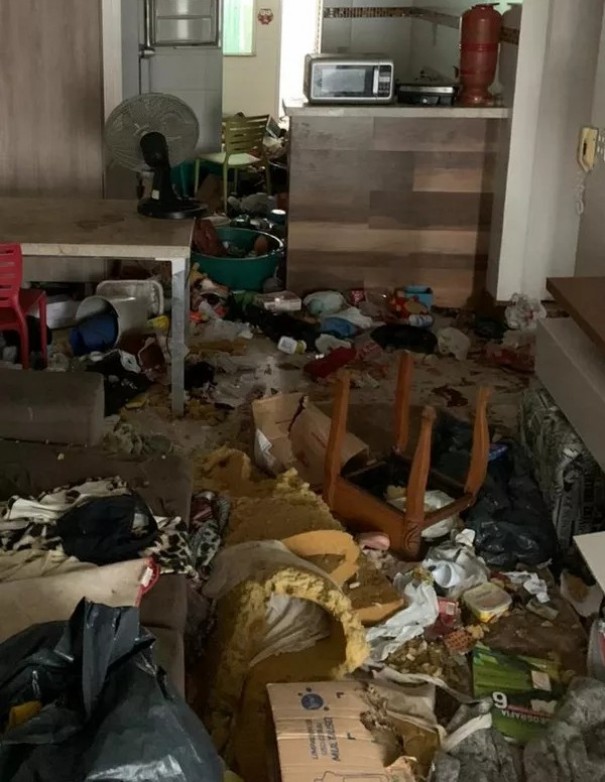 Pol�cia Ambiental resgata c�o e gatos v�timas de maus-tratos e multa dona de resid�ncia em R$ 12 mil