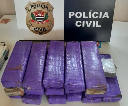 Polícia Civil encontra e apreende mais de 12 quilos de maconha em mochila abandonada em Martinópolis