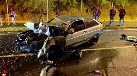 Motorista dirigindo na contramão mata motociclista e fere passageiro em Tupã