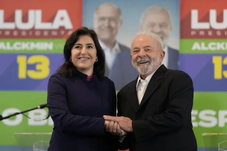 Futura ministra do Planejamento do novo governo, Tebet diz a Lula que ela e Haddad trabalharão juntos
