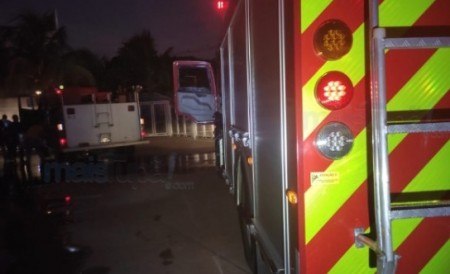 Princípio de incêndio mobiliza equipes de urgência em Quintana