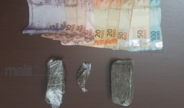 Pol�cia Militar apreende menor com drogas no Jardim Aritana