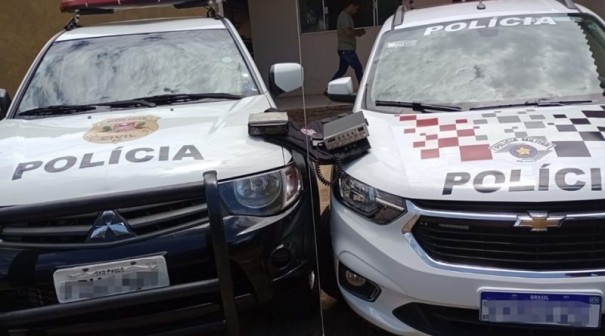 Ao conjunta das Policias Civil e Militar prende suspeito de furtar acessrios de caminhes, em Panorama