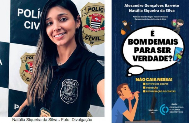 Agente policial de rancharia lan�a livro que conta sobre tipos de golpes na internet