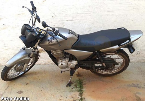 Moto furtada em Bastos  recuperada pela guarda municipal de Rancharia