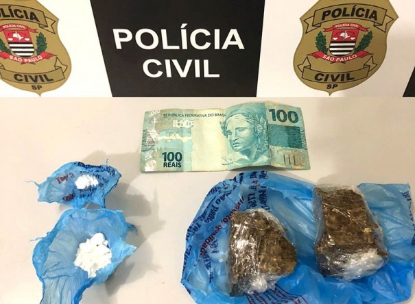 Pol�cia civil de Parapu� realiza opera��o e apreende maconha e coca�na