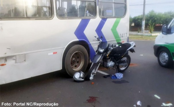 Motociclista fica gravemente ferido em acidente em Pompeia