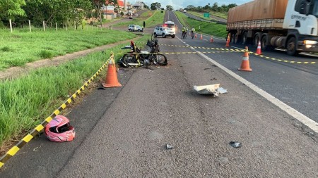 Motociclista morre vítima de acidente de trânsito na Rodovia Raposo Tavares, em Regente Feijó