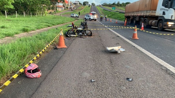 Motociclista morre vtima de acidente de trnsito na Rodovia Raposo Tavares, em Regente Feij