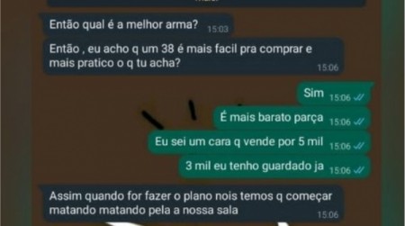 Adolescentes fazem brincadeira sobre comprar armas e matar alunos de escola em Arco-Íris