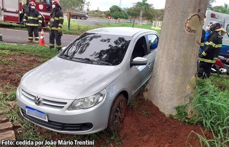 Motorista sofre ferimentos leves em acidente na SP-294 em em Tupã