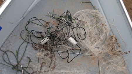 Polícia Ambiental apreende petrechos de pesca no rio do peixe em Parapuã 