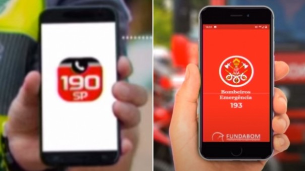 Lan�ados aplicativos para acionamento da Pol�cia Militar e Bombeiros