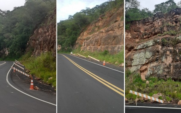 Defesa Civil aciona IPT para anlise de risco de queda de rochas na serra de Avencas em Marlia