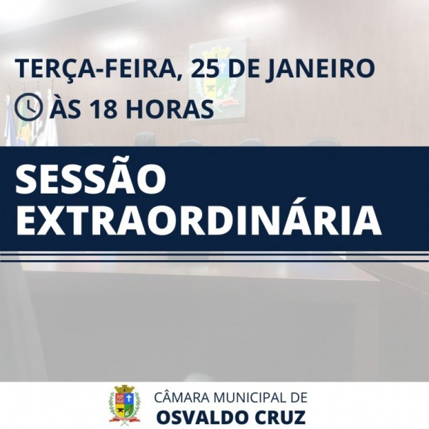 Cmara de OC discute reajuste do vale-alimentao e salrio dos servidores municipais em Sesso Extraordinria 