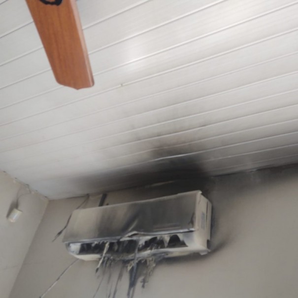 Princpio de incndio em loja de roupas mobiliza Corpo de Bombeiros em Tupi Paulista