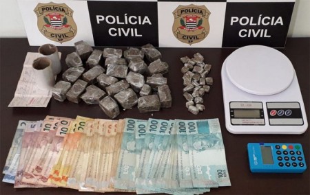 Polícia Civil prende casal por tráfico de droga em Bastos (SP)