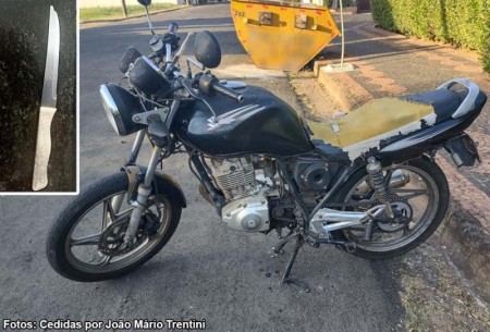 Moto furtada em Tupã é recuperada pela Polícia Militar
