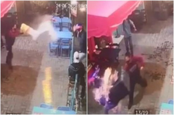 Jovem que ateou fogo e esfaqueou colega de trabalho � indiciado por tentativa de homic�dio qualificado