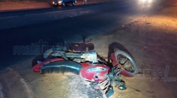 Motociclista fica ferido em acidente na rodovia que liga Bastos a Iacri