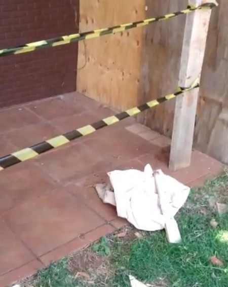 Feto humano é encontrado dentro de saco plástico em área ao lado da Câmara Municipal de Sandovalina