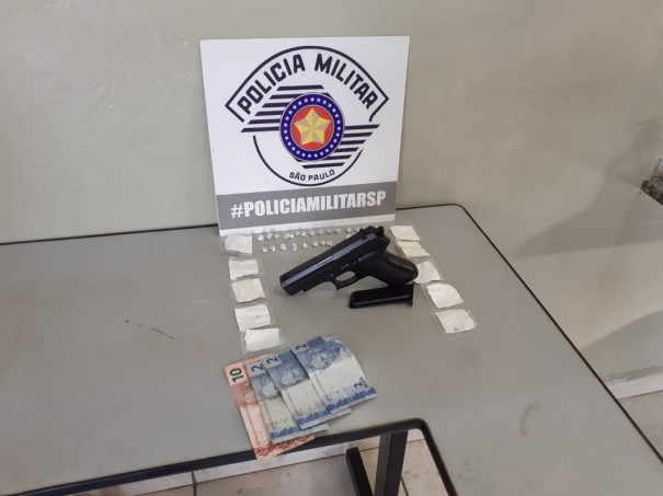 Pol�cia Militar prendeu homem com envolvimento em v�rios crimes em Osvaldo Cruz