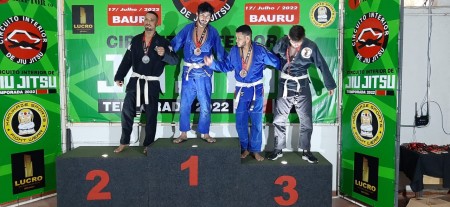 Atleta de Osvaldo Cruz conquista 1° lugar no Circuito Interior de Jiu-Jitsu etapa de Bauru
