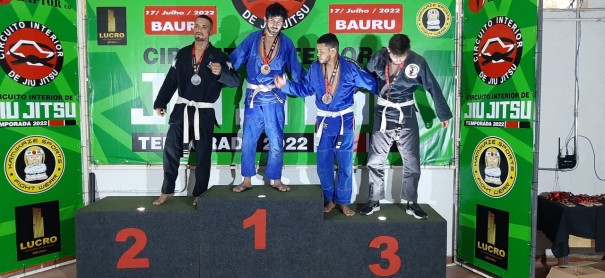 Atleta de Osvaldo Cruz conquista 1 lugar no Circuito Interior de Jiu-Jitsu etapa de Bauru