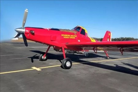Justiça de Tupã destina aeronave apreendida em operação contra o tráfico de drogas ao Corpo de Bombeiros