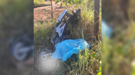 Motociclista morre após perder o controle da direção e bater contra barranco em Herculândia