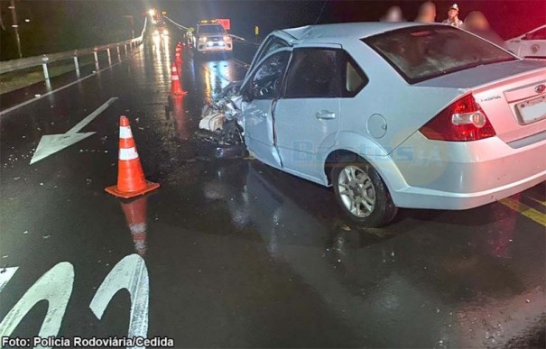 Sete pessoas sofrem ferimentos em acidente na SP-294 em Inbia Paulista 
