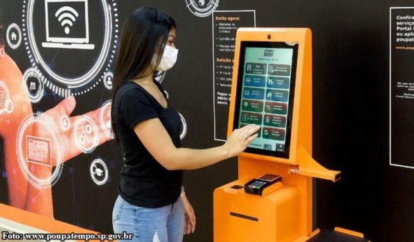 Com totens de autoatendimento, poupatempo estar� presente em todas cidades de SP