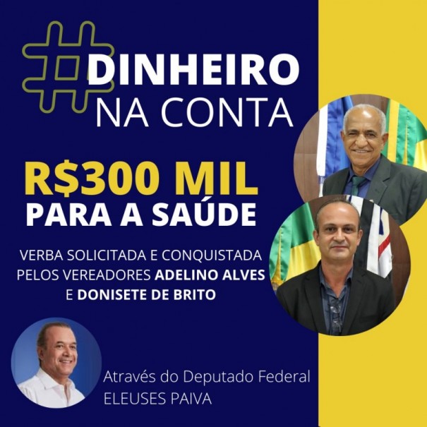 Vereadores anunciam R$300 mil para a Sade em Osvaldo Cruz