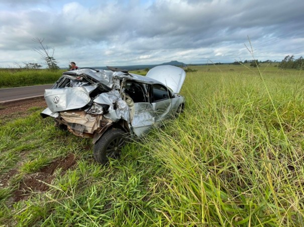 Morador de Colorado morre aps capotar veculo na Rodovia Arlindo Bettio