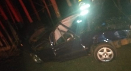 Motorista fica ferido em acidente na vicinal Sagres - Inúbia Paulista