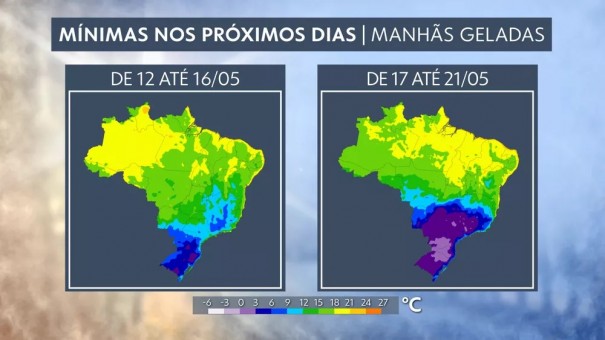 Brasil ter semana de frio intenso com neve, 'chuva congelante' e temperatura atpica para maio