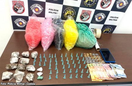 PM de Tupã apreende adolescente e localiza maconha, crack e dinheiro