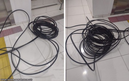 Polícia Militar de Bastos prende três pessoas por furto de fios