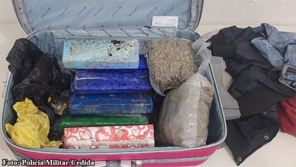 Homem  flagrado com 11,2 kg de maconha no terminal rodovirio de Marlia