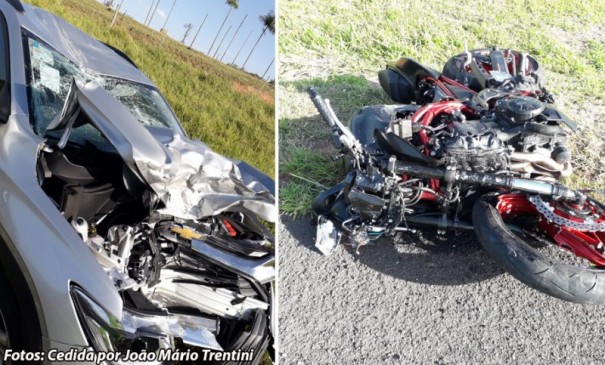 Motociclista morre em grave acidente na SP-294, no trecho Pompeia a Quintana