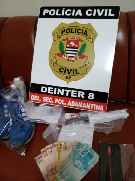 DISE/DIG de Adamantina prende suspeito por tráfico de drogas