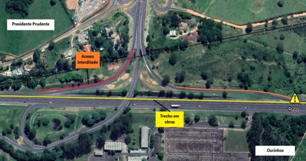 Reparos na pista alteram trfego de veculos no entroncamento das rodovias Raposo Tavares e Assis Chateaubriand