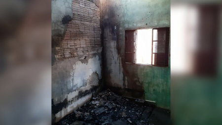 Bombeiros de Tupã atendem ocorrência de incêncio em residência de Herculândia