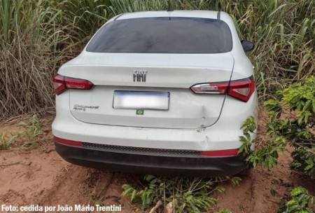 Veículo levado durante roubo em chácara de Oriente é abandonado em Iacri