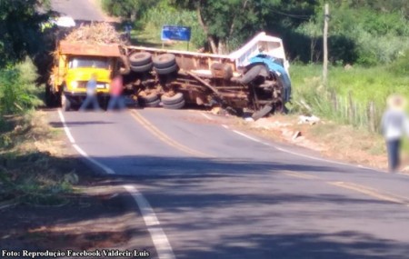 Acidente interdita vicinal Bastos - Tupã