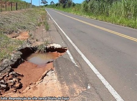 Motoristas cobram melhorias no trecho da vicinal Tupã-Bastos