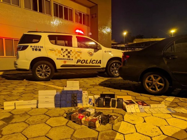 Mercadorias sem nota fiscal so apreendidas pela Polcia Rodoviria em ocorrncias na Rodovia Assis Chateaubriand