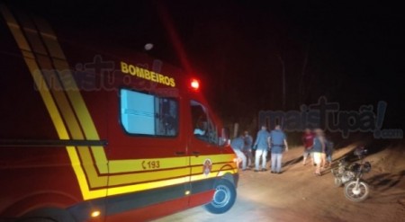 Motociclista fica ferido após queda em estrada rural em Tupã