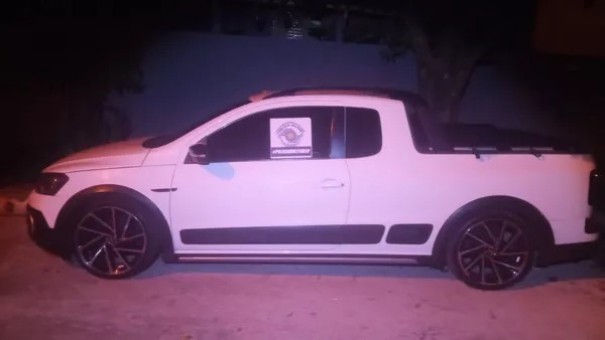 PM recupera picape furtada em Monte Castelo e rapaz de 18 anos  preso em flagrante